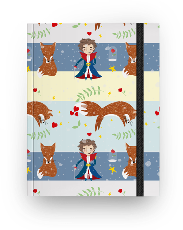 Caderno Pequeno Príncipe De Mara Vilelana - Caderno Pequeno Principe (800x800), Png Download