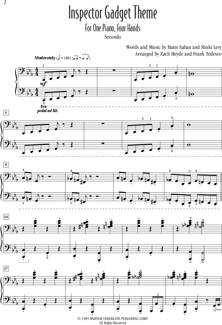 Inspector Gadget Theme Thumbnail Inspector Gadget Theme - Inspector Gadget Frank And Zach (864x1152), Png Download