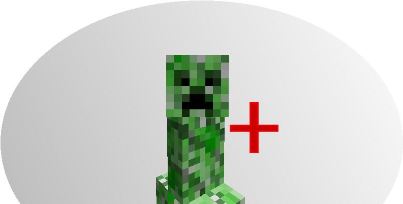 Creepersplus - Creeper Minecraft (854x480), Png Download