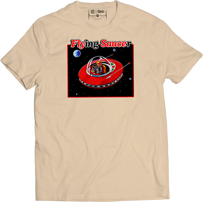 Flying Saucer Design - Active Shirt (833x833), Png Download