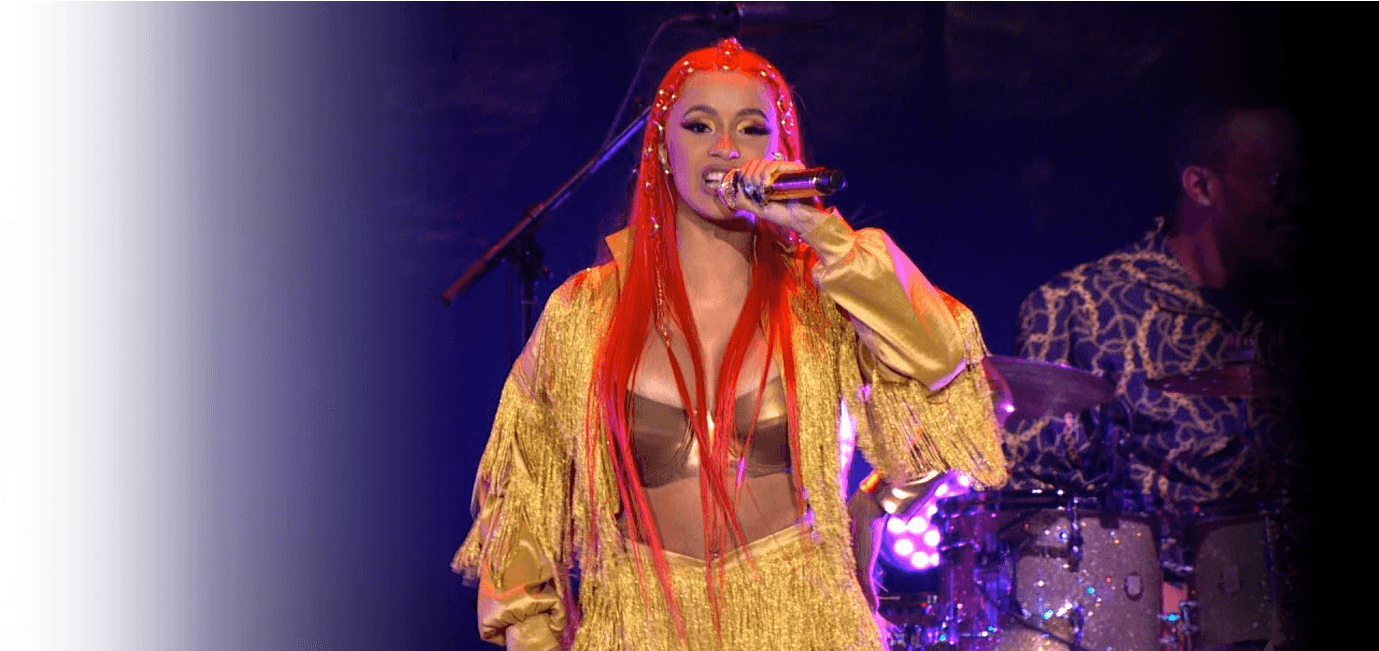 Cardi B Powerhouse 2018 Nyc (1400x650), Png Download