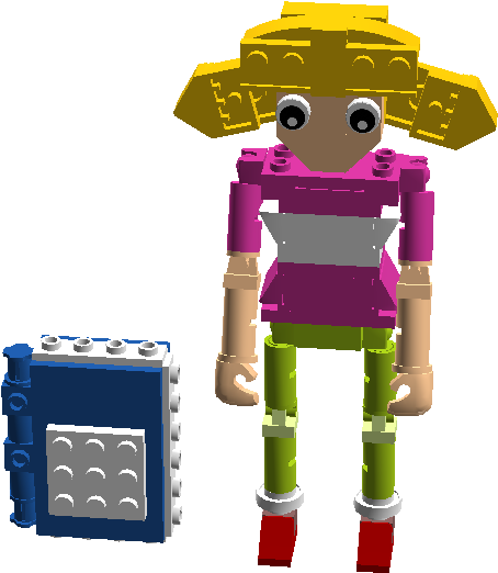 This Is A Model Of Penny From The Original Series - Cartoon (1126x576), Png Download