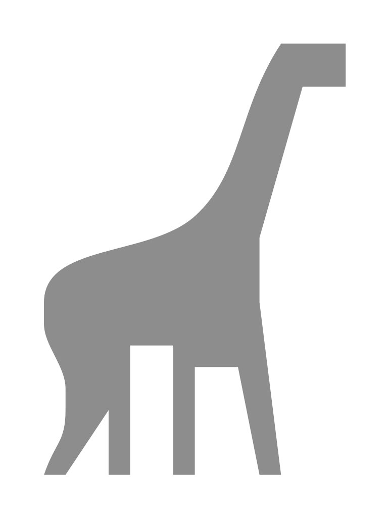Maki2 Zoo - Giraffe (1024x1024), Png Download