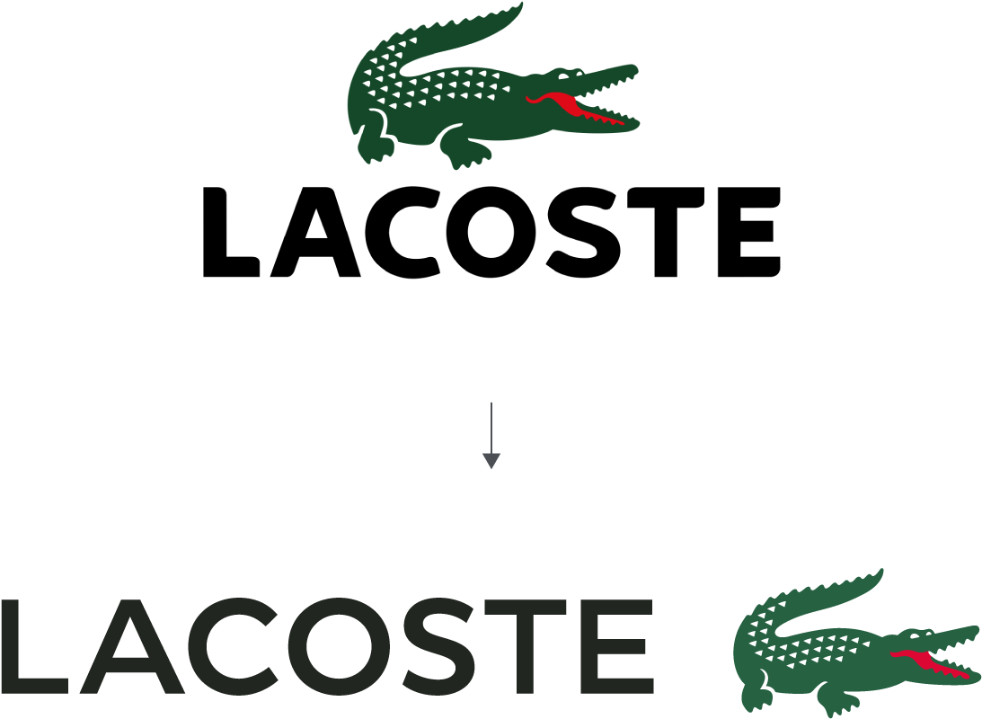 lacoste logo evolution