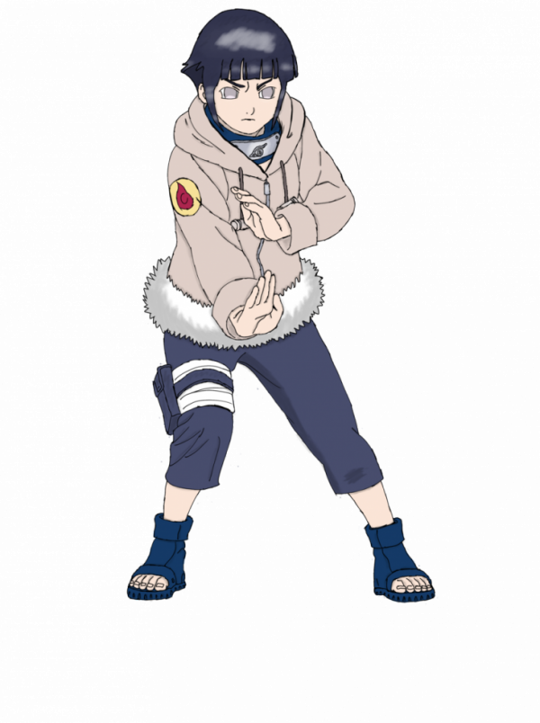 Hinata Hyuga - Hinata Kid (600x804), Png Download