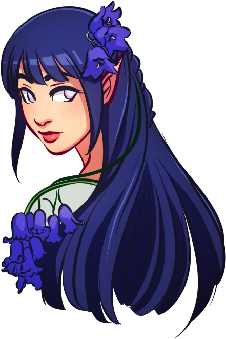 Naruto - Hinata Hyuuga - The Hobbit - Hinata Hyuga Elf (462x745), Png Download