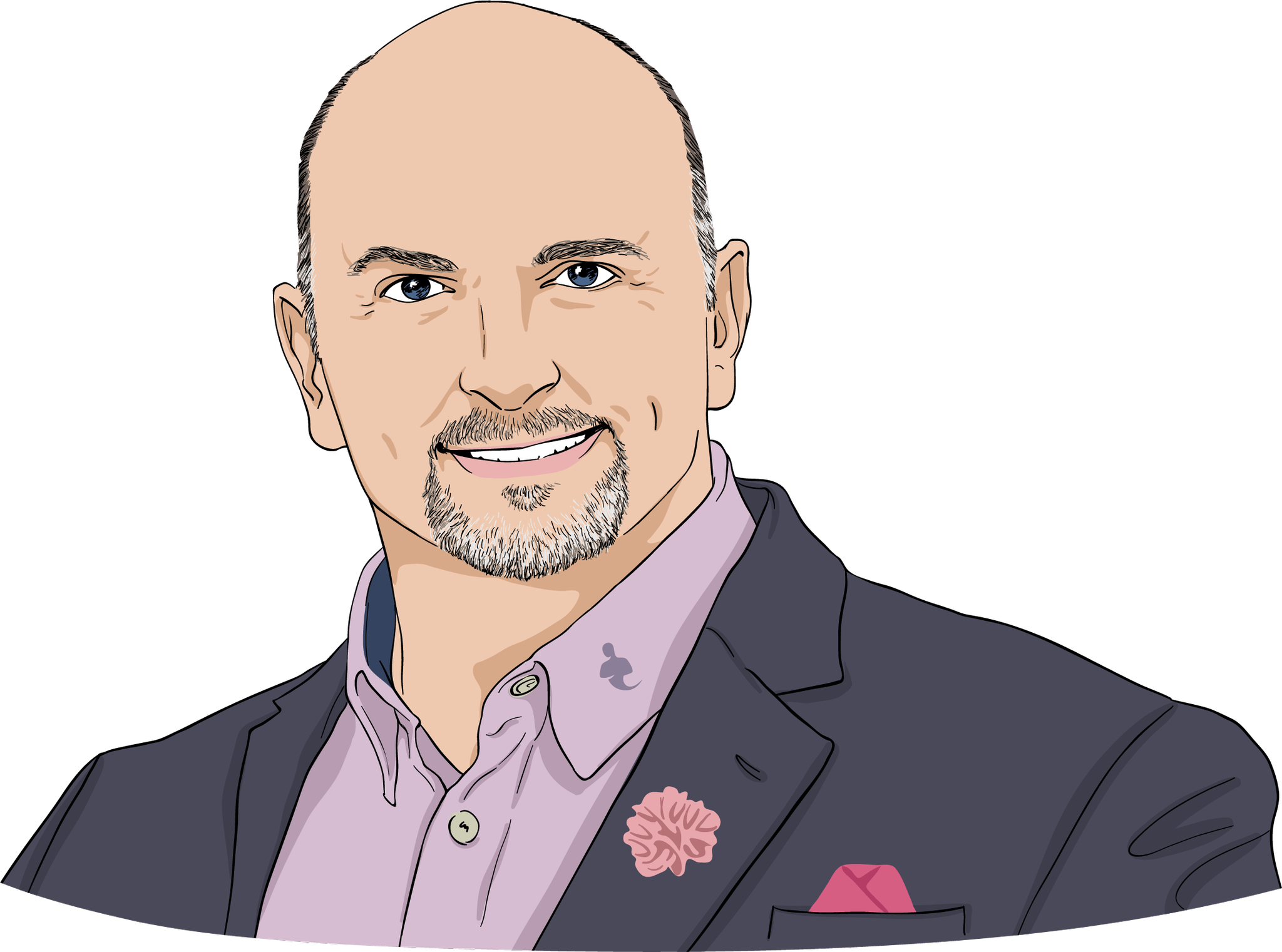 Shaq, Richard Branson And 10 Other Successful Entrepreneurs - Cartoon (2048x1521), Png Download