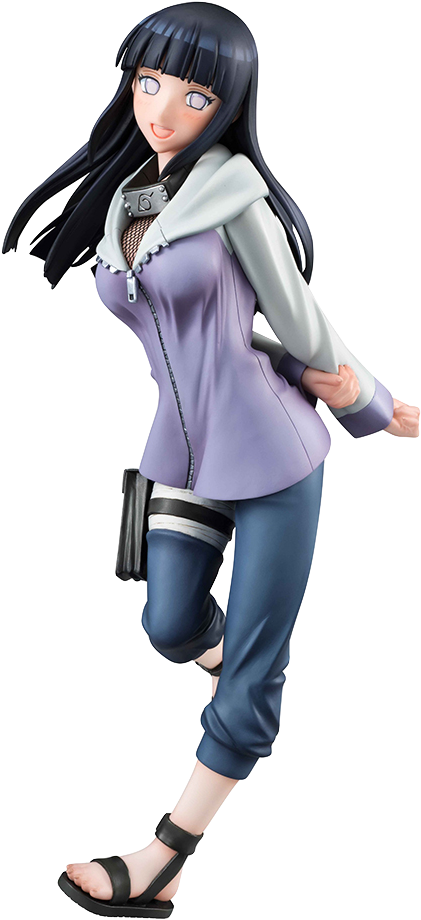 Megahouse Naruto Naruto Gals Hinata Hyuga Figure Toyslife - Hinata Figure Megahouse (667x1000), Png Download