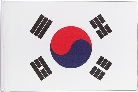 Little Flag South Korea - Korean Flag (750x500), Png Download