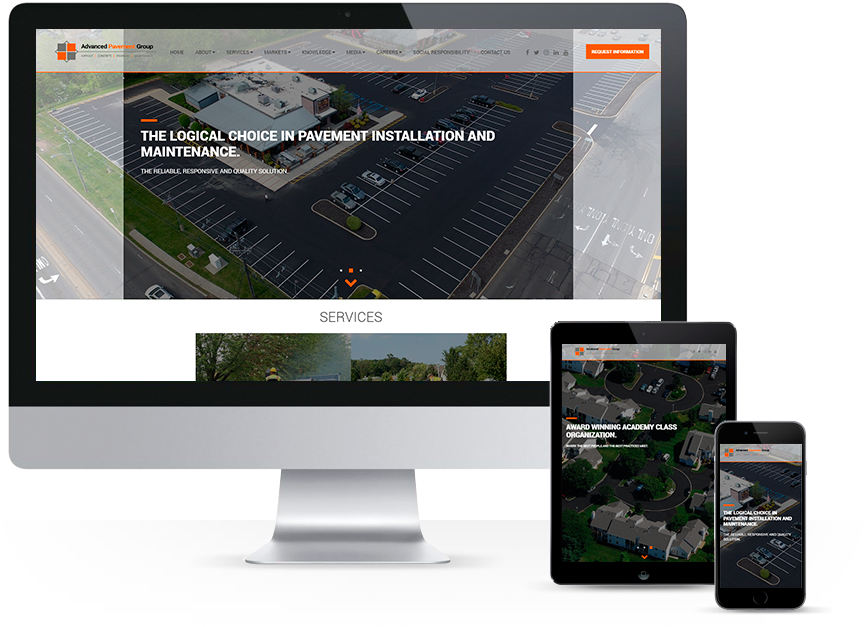 Advancement Pavement Group - High Res Image Of Imac (950x654), Png Download