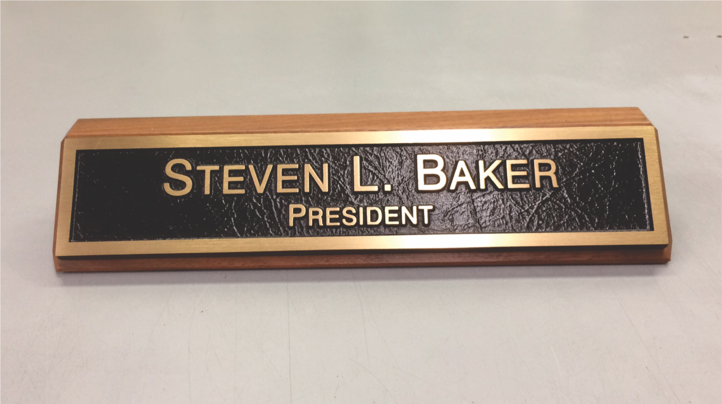 2400 × 2400 In Bronze Desk Nameplate - Label (2400x2400), Png Download