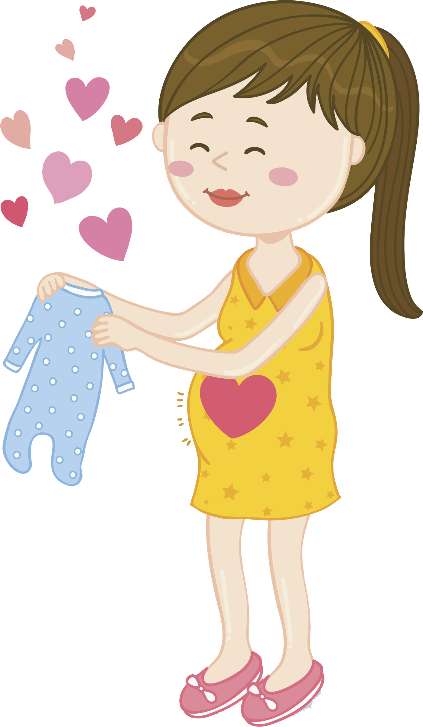 Clip Art Pregnant Women - Tentantes Gravidas E Maes (1398x2500), Png Download