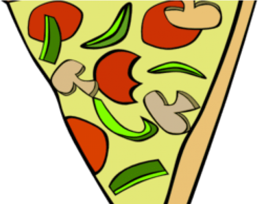 Free Png Download Pizza Slice Transparent Background - Cartoon Pizza Transparent Background (850x671), Png Download