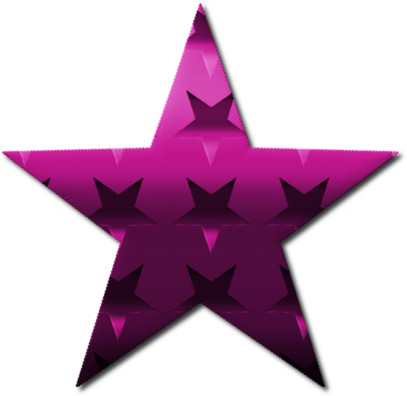 Publicat De Eu Ciresica La - 5 Purple Stars Transparent (924x865), Png Download