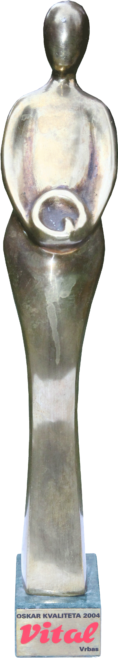 Oscar For Best Quality - Bronze Sculpture (1728x2592), Png Download