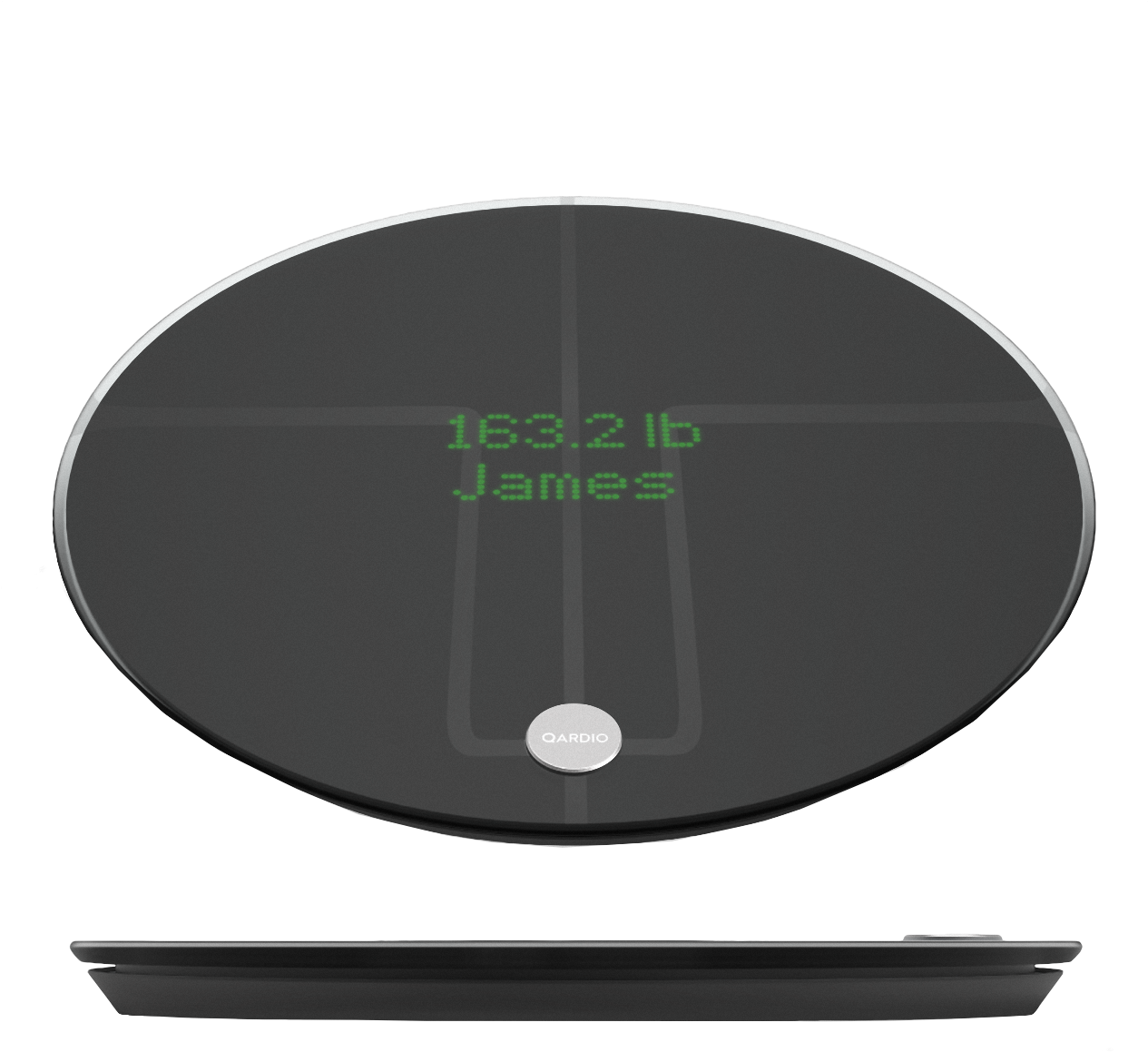 Smart Body Analyzer Scale With Wifi Connection - Qardio Qardiobase 2 Wireless Smart Scale (1264x1264), Png Download