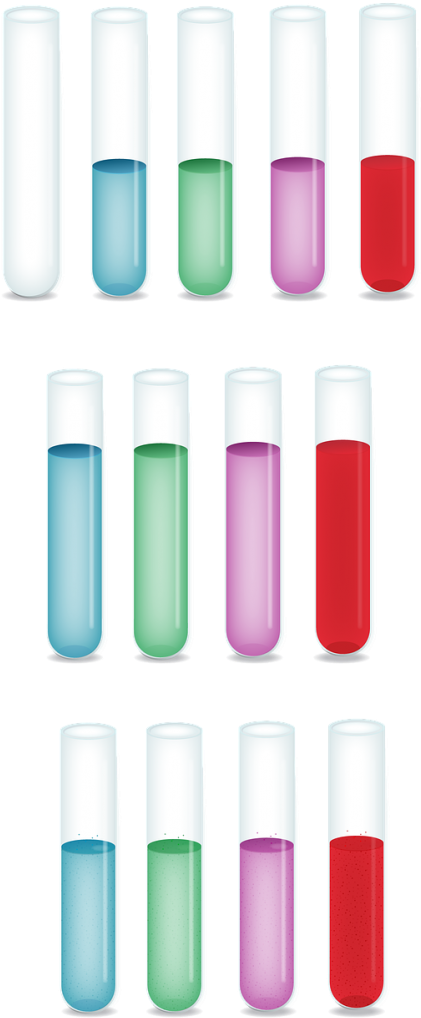 Biology,science,test Laboratory - Water Bottle (500x1068), Png Download