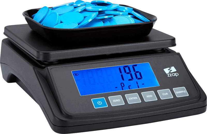 The Ms10 Can Also Be Used As A Precision Weighing Scale, - Coins On A Scale (800x518), Png Download