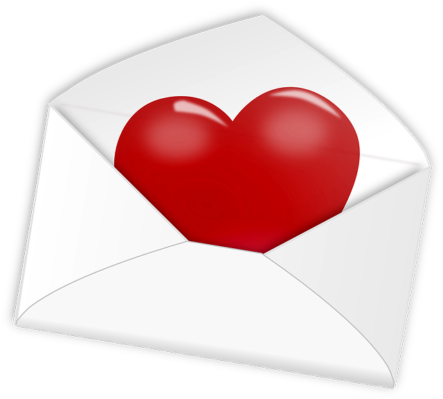 Carta De Amor Em Png - Envelope Love (640x577), Png Download