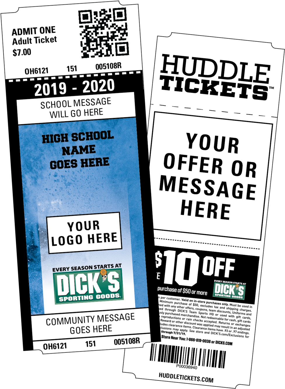 19 20 Your Logo Here 01 - Dick's Sporting Goods Coupons (1000x1362), Png Download
