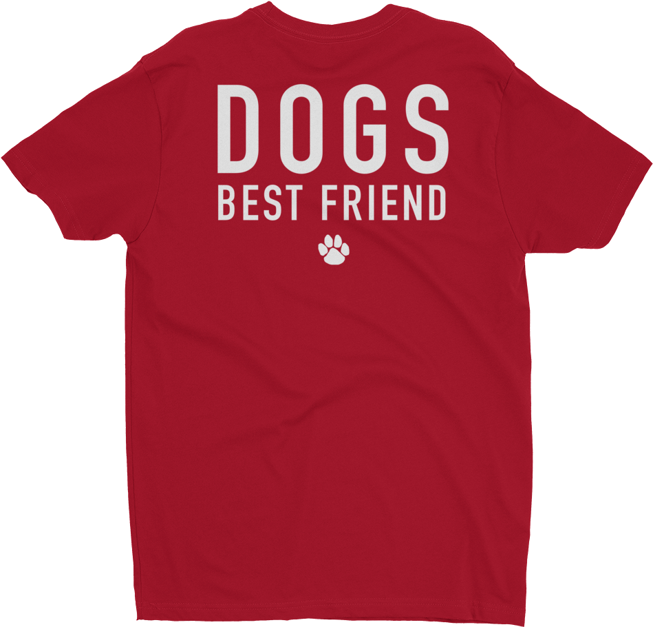 Dogs Best Friend White White Paw Mockup Back Flat Red - Make Zimbabwe Rhodesia Again (1000x1000), Png Download