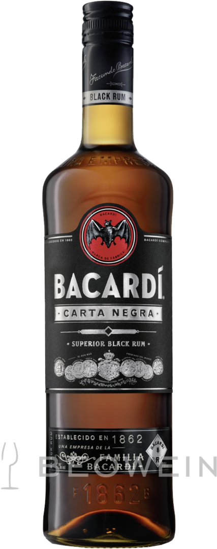 Bacardi Carta Negra (1080x1080), Png Download