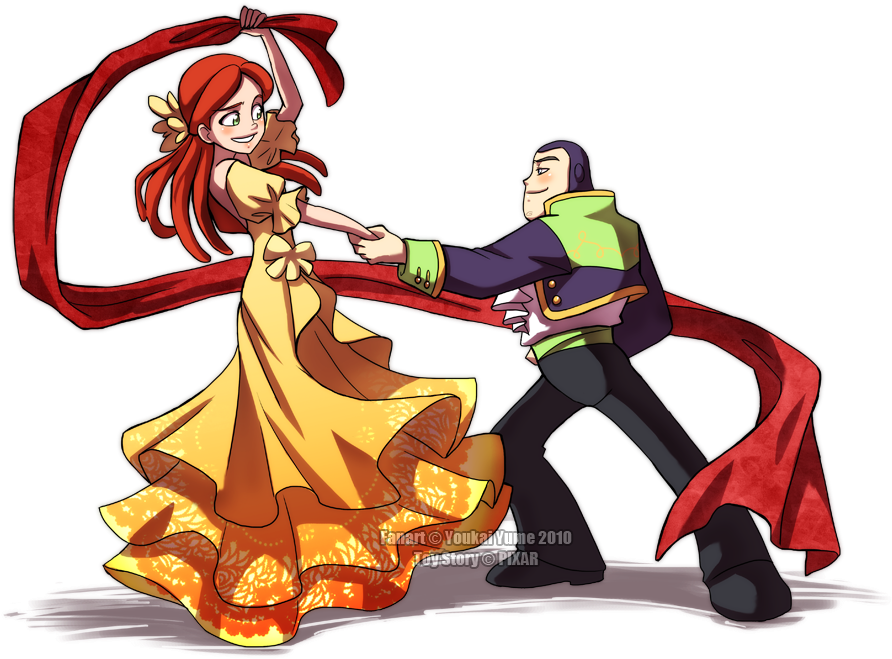 No Caption Provided - Toy Story Jessie X Buzz (900x685), Png Download