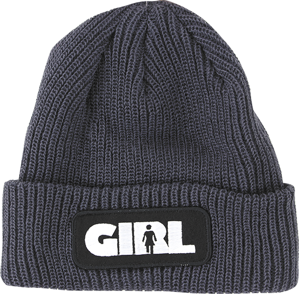 Girl Advertype Beanie Charcoal - Mike Mo Girl Deck (600x590), Png Download
