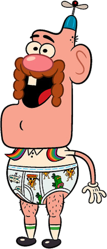 Uncle Grandpa Underwear 2 - Imagenes Del Tio Grampa (400x866), Png Download