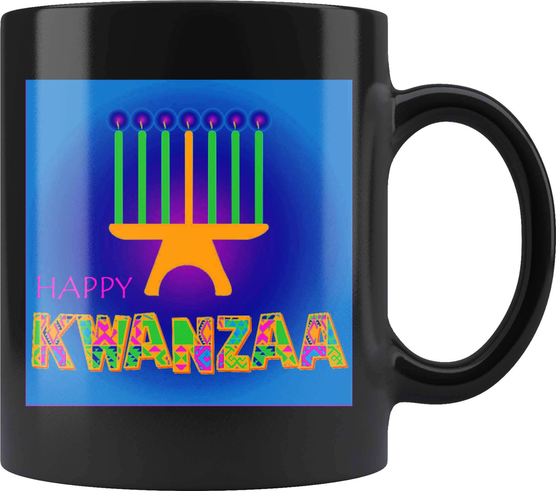 Oh My Kwanzaa Cup - Mug (2000x2000), Png Download