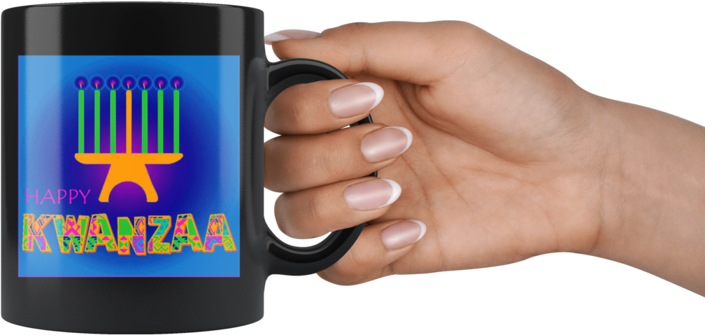Oh My Kwanzaa Cup - Holding Hands (1024x1024), Png Download
