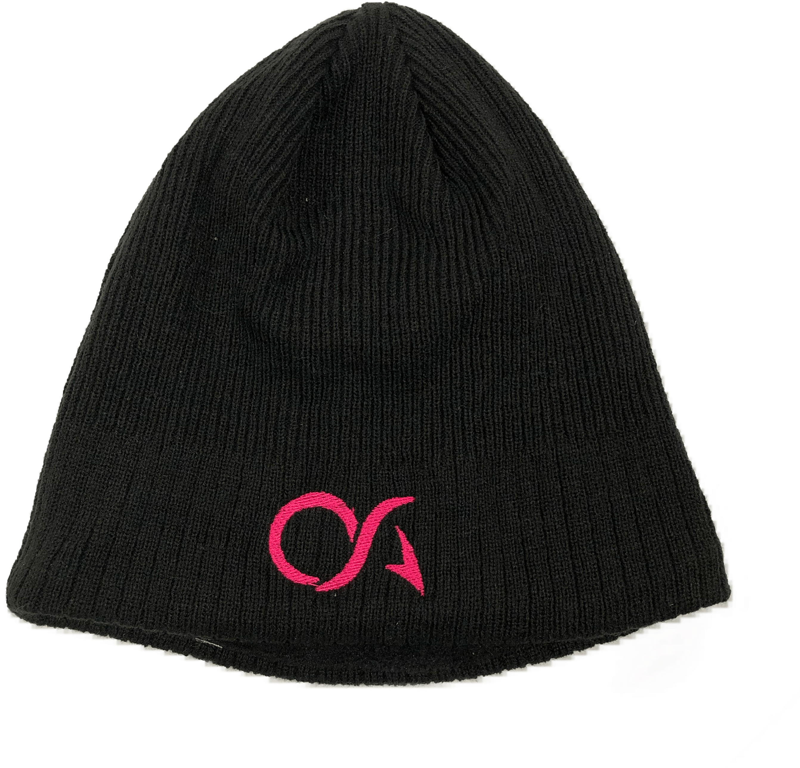 Hot Pink Oa Black Beanie - Knit Cap (3024x4032), Png Download