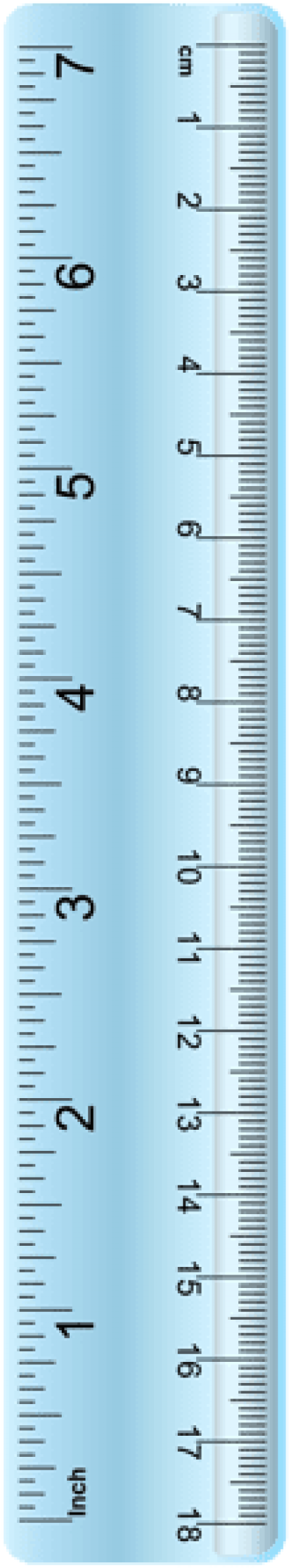 Free Png Download School Ruler Blue Clipart Png Photo - Marking Tools (480x2250), Png Download