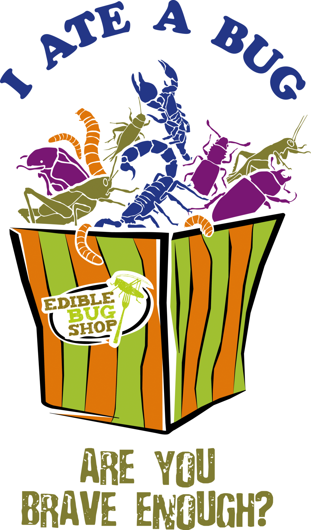 [quality Edible Insect Products] - Sweet Potato Farm Logo (1024x1742), Png Download