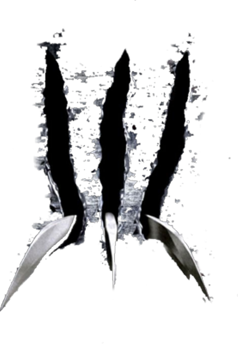 Tatuaje De Garras De Wolverine (480x693), Png Download