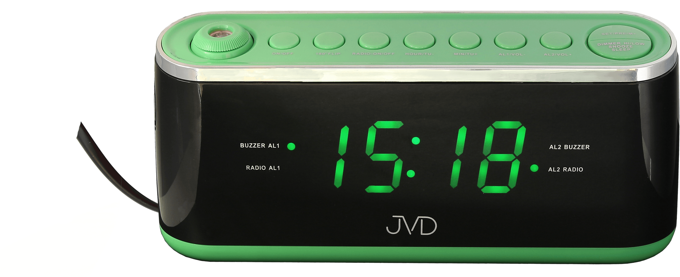 Digital Alarm Clock Jvd Sb97 - Jvd Budík (2732x1356), Png Download