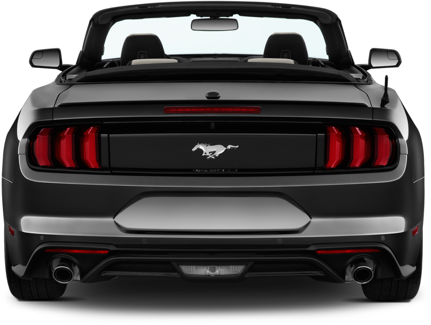 28 - - Mustang 2018 Convertible Back (2048x1360), Png Download