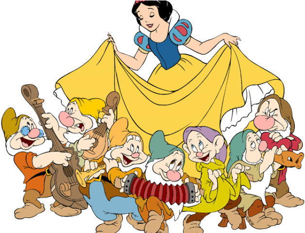 Snow White And The Seven Dwarfs Clipart Logo - Snow White Dwarfs (640x480), Png Download