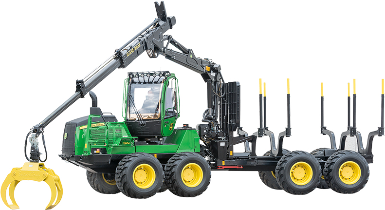 John Deere 1510g - Crane (1366x768), Png Download