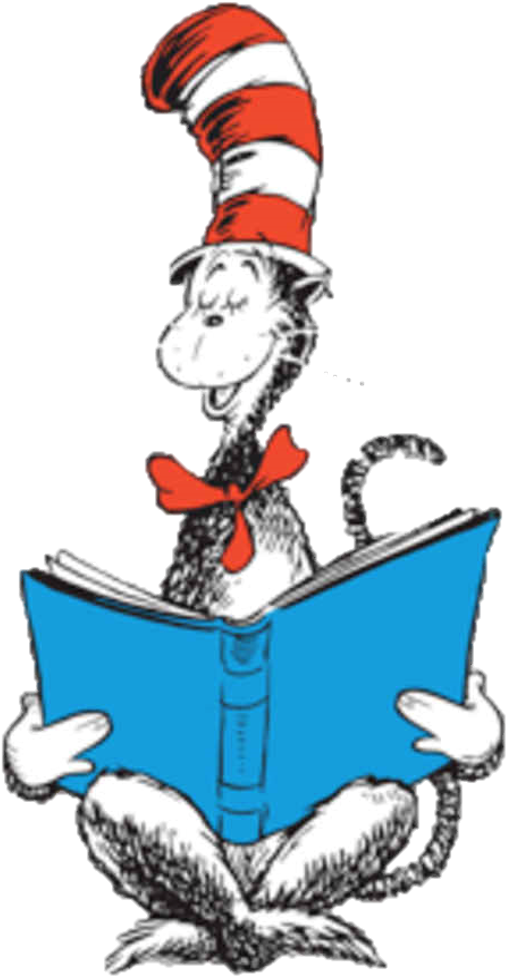 The Cat In The Hat - Read Across America 2018 (521x991), Png Download