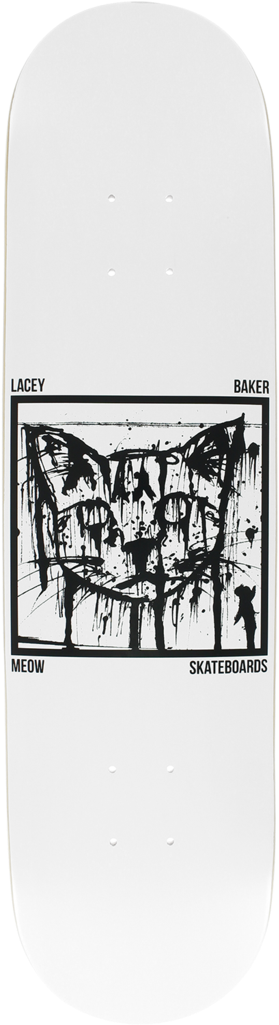 Meow Baker Ink Splat Deck - Skateboard Deck (1024x1024), Png Download