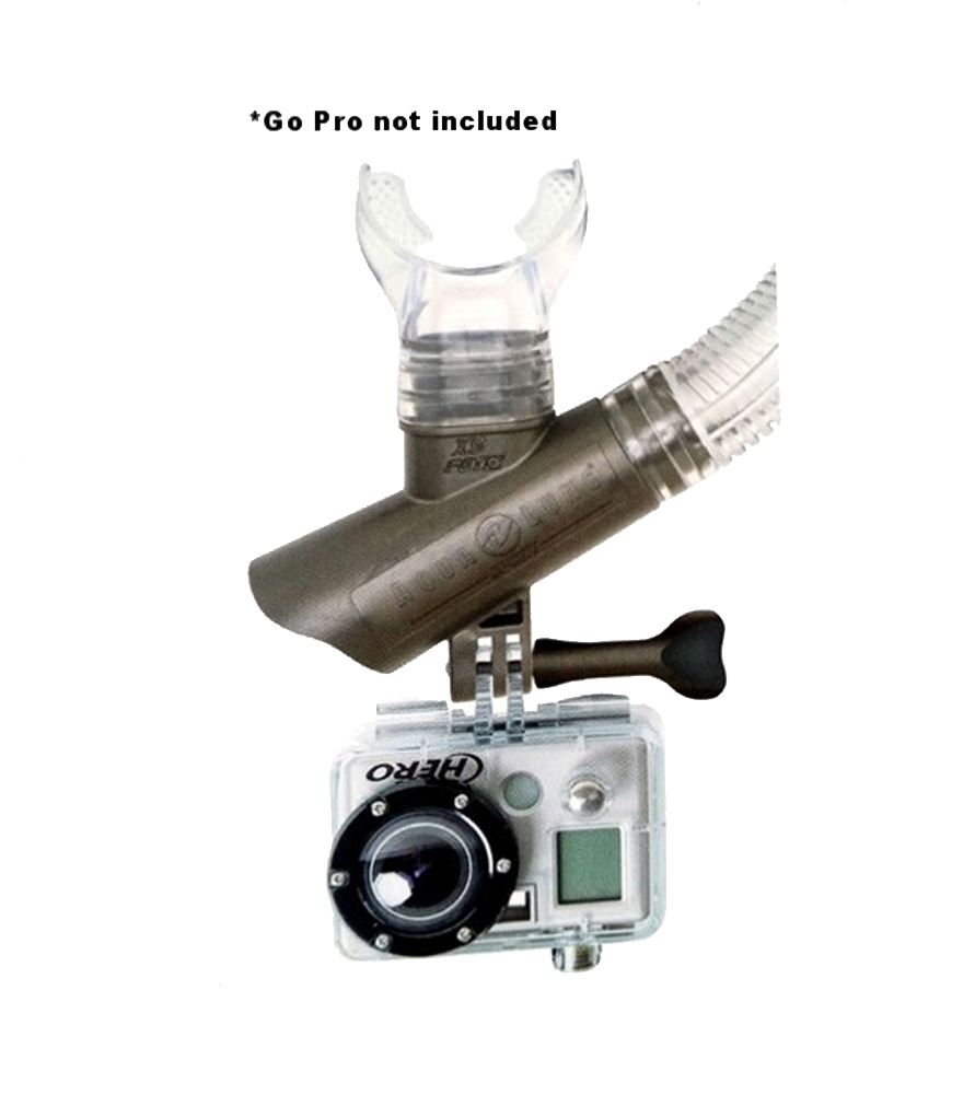 Aqua Lung Magellan Lx/atlantis Gopro Snorkel Set - Film Camera (1000x1000), Png Download