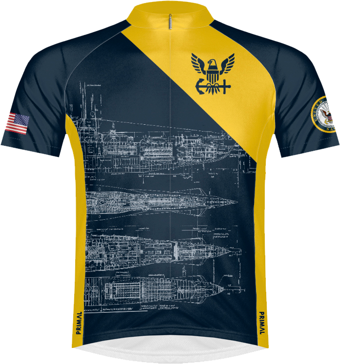 Navy Schematic Men's Sport Cut Jersey - Polo Shirt (900x900), Png Download