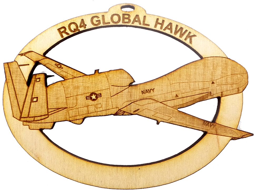 Us Navy Rq-4 Global Hawk Ornament - Belt (1200x946), Png Download