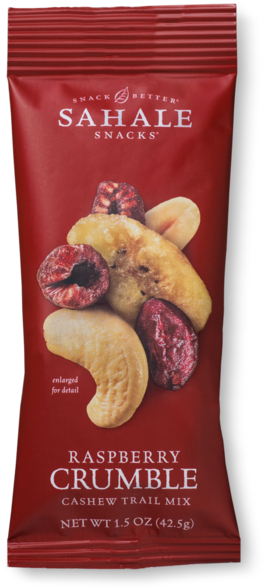Grab & Go Raspberry Crumble Cashew Trail Mix - Mixed Nuts (690x690), Png Download