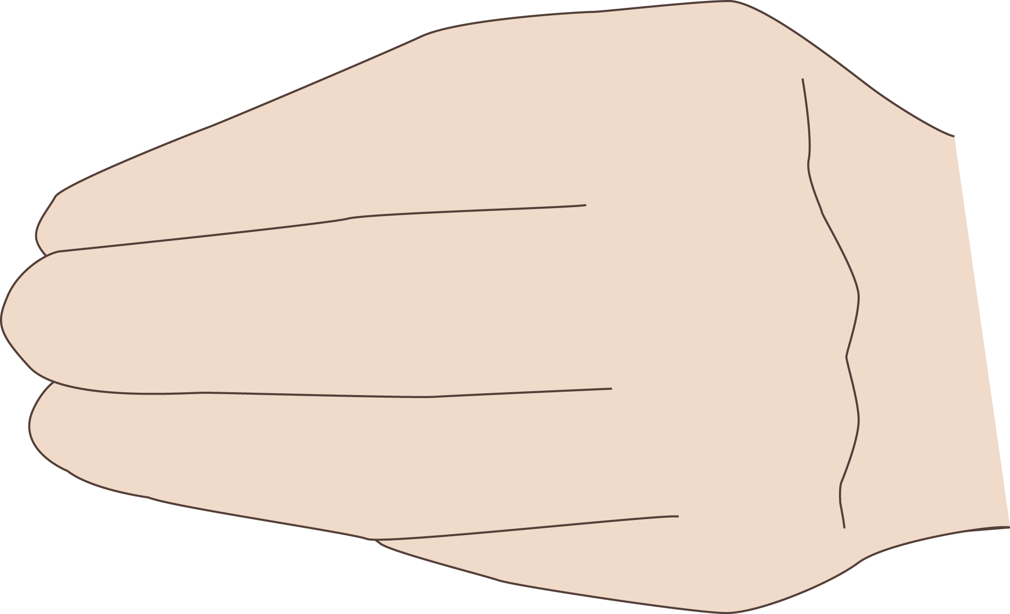 Fingers Pointed Together - Illustration (2061x1254), Png Download