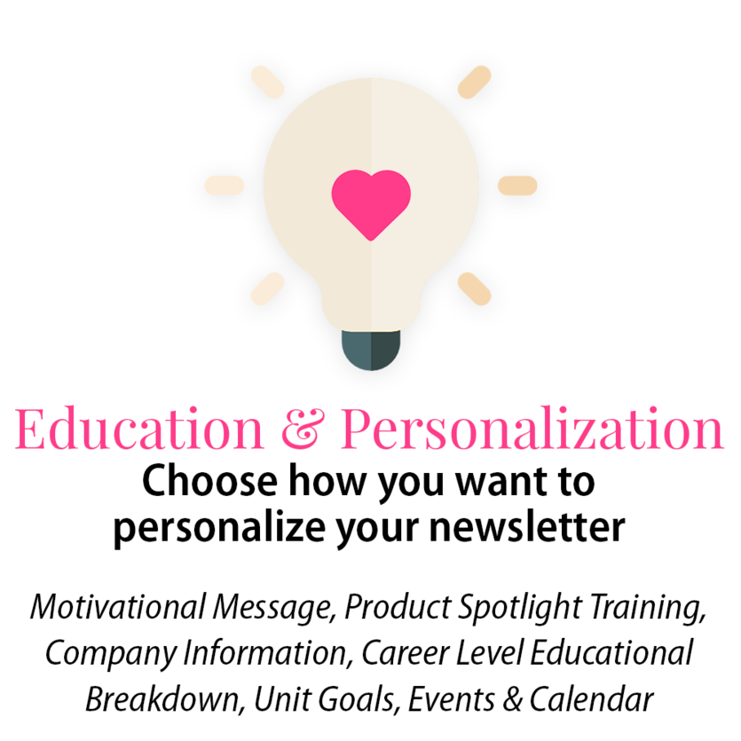 Custom Mary Kay Unit Newsletter - Graphic Design (1000x1000), Png Download