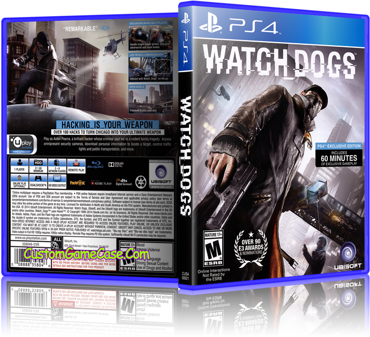 Sony Playstation 4 Ps4 - Watch Dogs (800x685), Png Download