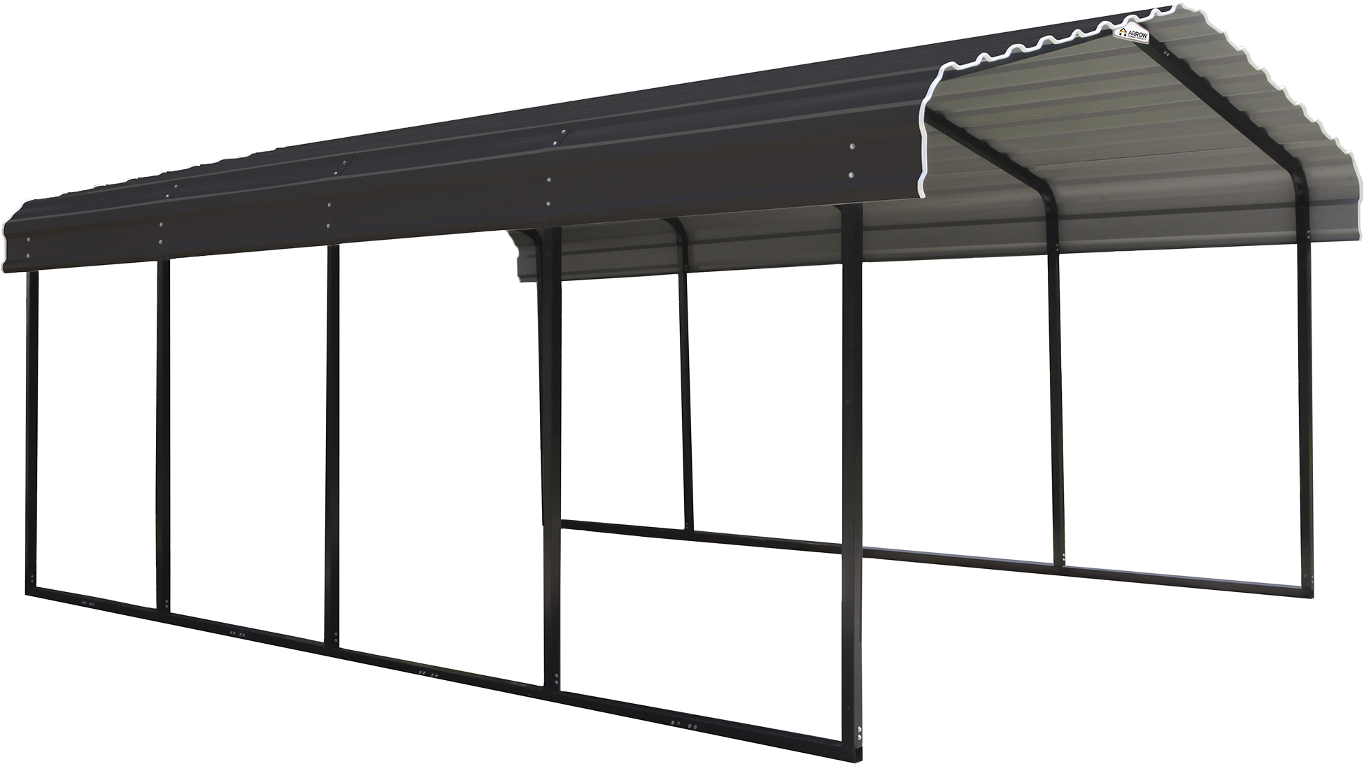 Metal Carport (2000x1142), Png Download