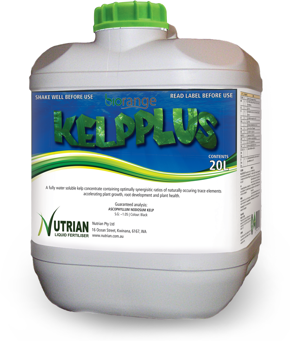 Biorange Kelp Plus Drum 20l Web - Liquid Gypsum (500x630), Png Download